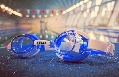 Bild von Schwimmbrille Kind blau